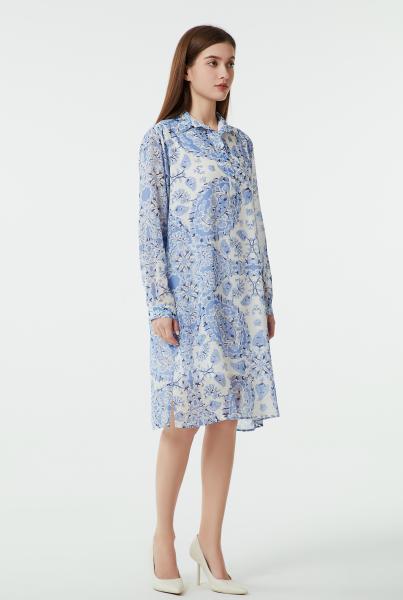 Damen Lang Arm Sommerkleider